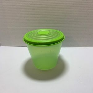 Green stuffable Tupperware bowl